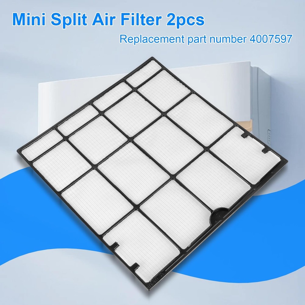 2Pcs 4007597 Mini Split Air Filter Replacement for Daikin Mini Split Units CT...