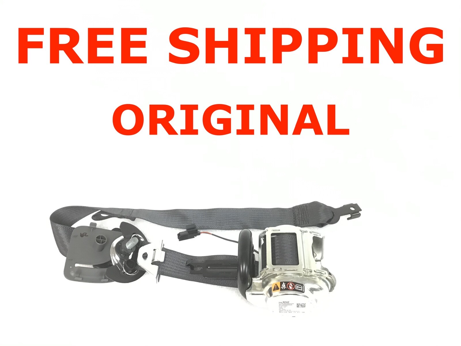 2019 2020 2021 2022 Chevy Silverado 1500 front right seat belt BLACK 84512913