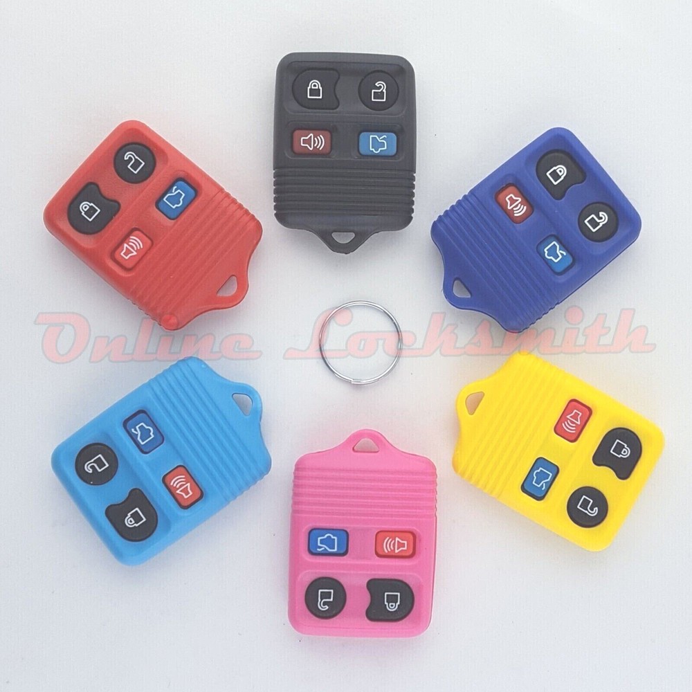 Keyless Entry Remote Alarm Replacement For Ford 4 Buttons DIY Programming