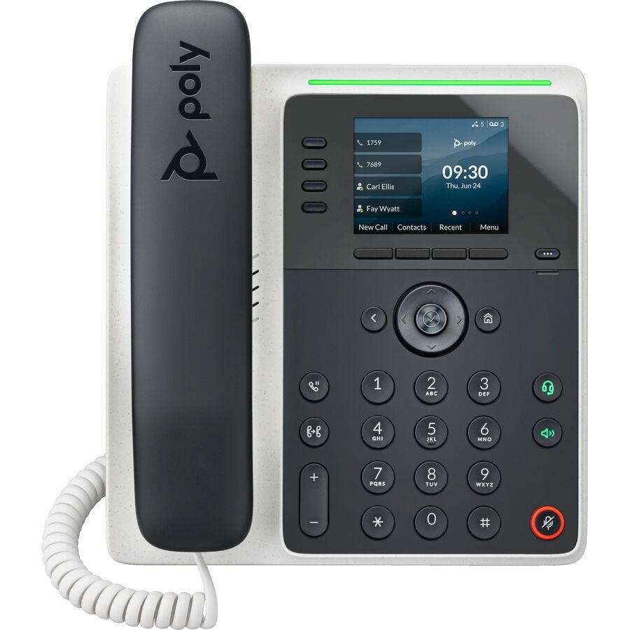 Hewlett Packard 89B50AA#ABA Poly Edge E220 IP Phone Black