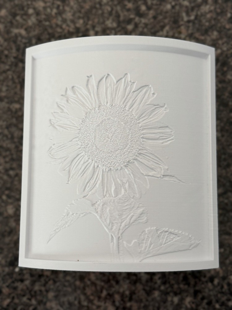 Lithophane 3D Printed LED Night Light- Custom and Personalized - F/S