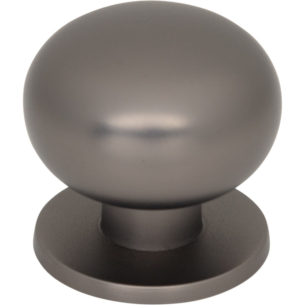 Top Knobs TK3330AG Lambert 1 1/4" Diameter Round Knob Ash Gray