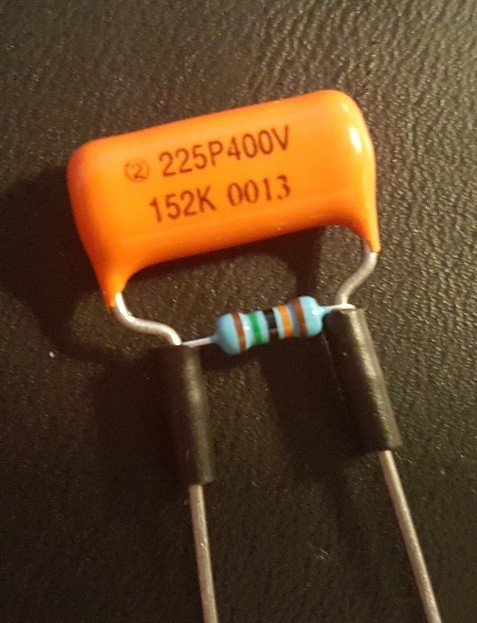 6x Sprague ORANGE DROP Treble Bleed Mods .0015uf 150k - Strat, Tele, Humbucker