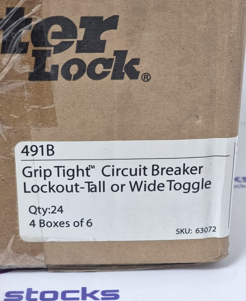 MASTER LOCK GRIP TIGHT 491B Circuit Breaker Lockout