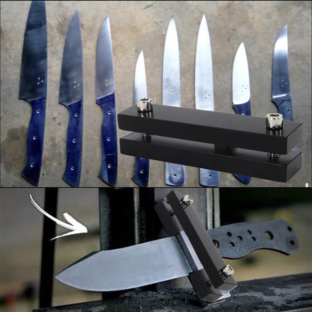 SCOTTCHEN Hardened File Guide Knife Making Tool File Guide with Carbide Surf...
