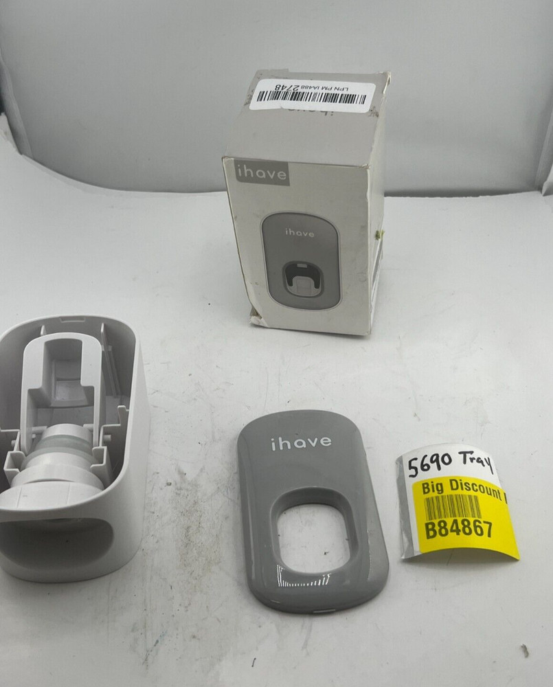 iHave Toothpaste Dispenser Wall Mount for Bathroom Automatic Toothpaste Squeezer