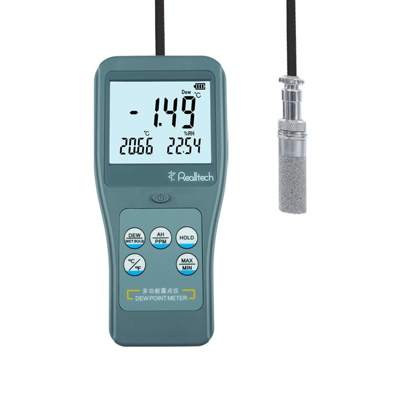 Portable Dew Point Meters With Automatic Power Off Function Data Hold Function