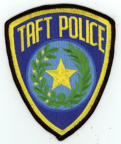TEXAS TX TAFT POLICE NICE SHOULDER PATCH SHERIFF