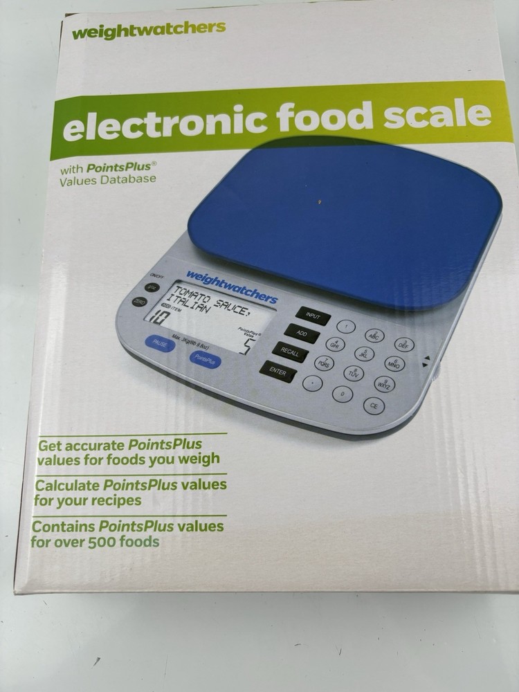 Weight Watchers Electronic Food Scale with Point Plus Values Database New
