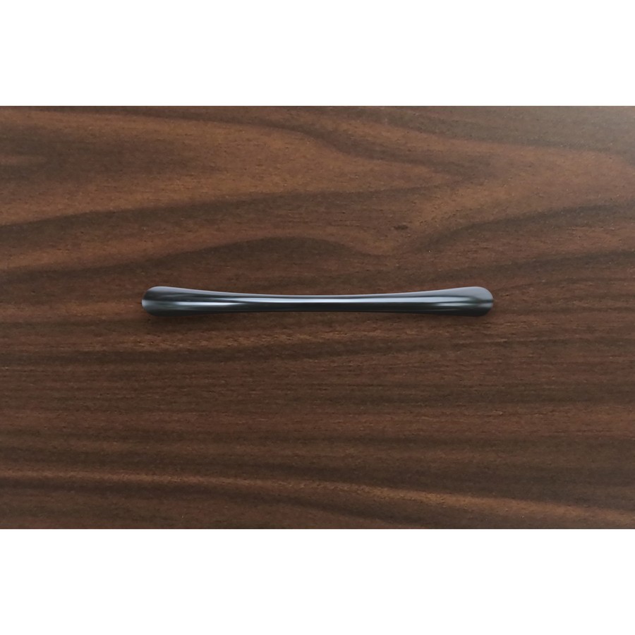 Lorell LLR34345 Drawer Pulls Black 4" Width 0.5" Depth