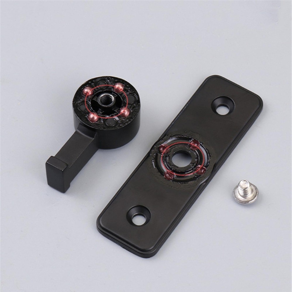 90° Keyless Interior Door Bolt Luminous Surface-mounted Room Door Latch cc