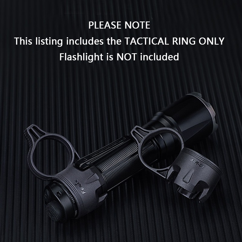 1PC. Tactical Finger Ring Flashlight Accessory - Multi-function Clip 7.89g Nylon