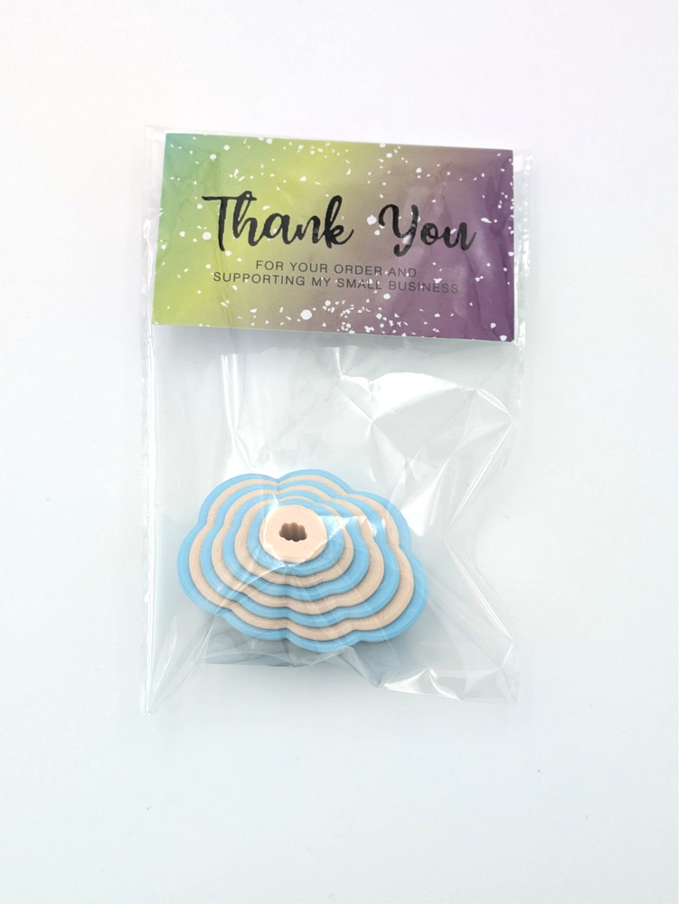 Cloud Clay Cutter Shape Set ~ Polymer Crafting Tool ~ Stackable Outline