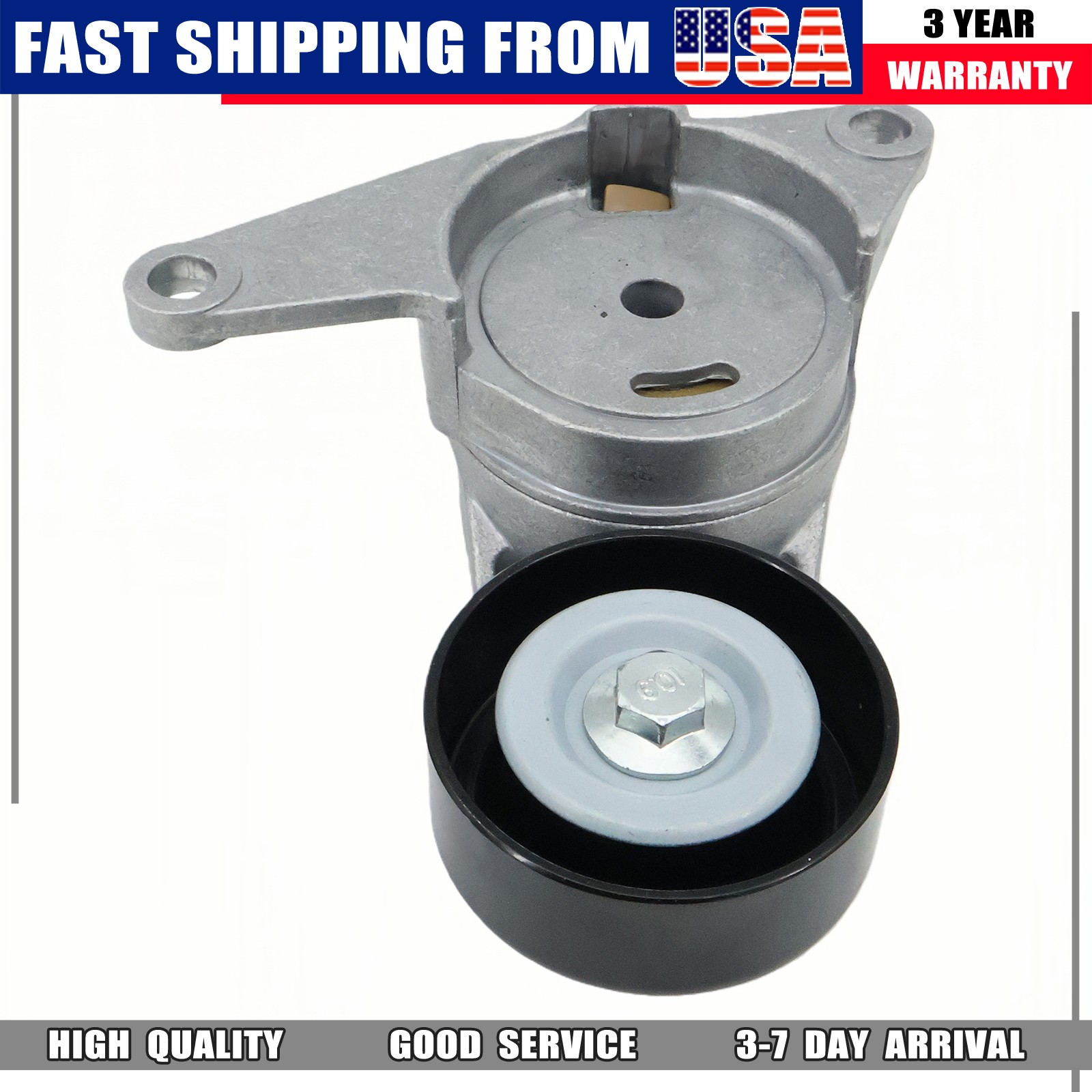 Fit Chevy Camaro Caprice Saab 9-3 2.8L 3.6L Serpentine Drive Belt Tensioner Kit