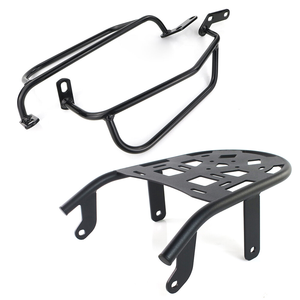 Fit For Suzuki DR650 1996-2025 Rear Luggage Rack & Side Crash Bar Protector Set