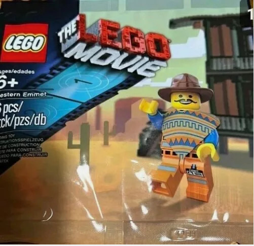 LEGO MOVIE Limited Edition 5002204 EMMET WESTERN POLYBAG BRAND NEW SEALED