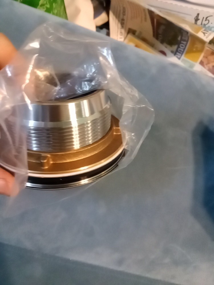 Shower Base Drain Assembly 2" Liquid-Accents brass replacement Chrome Top Plate
