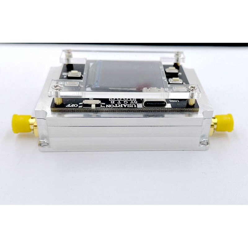 DC-8GHz Digital Programmable Attenuator Isolation Attenuator 1.3-in TFT Screen