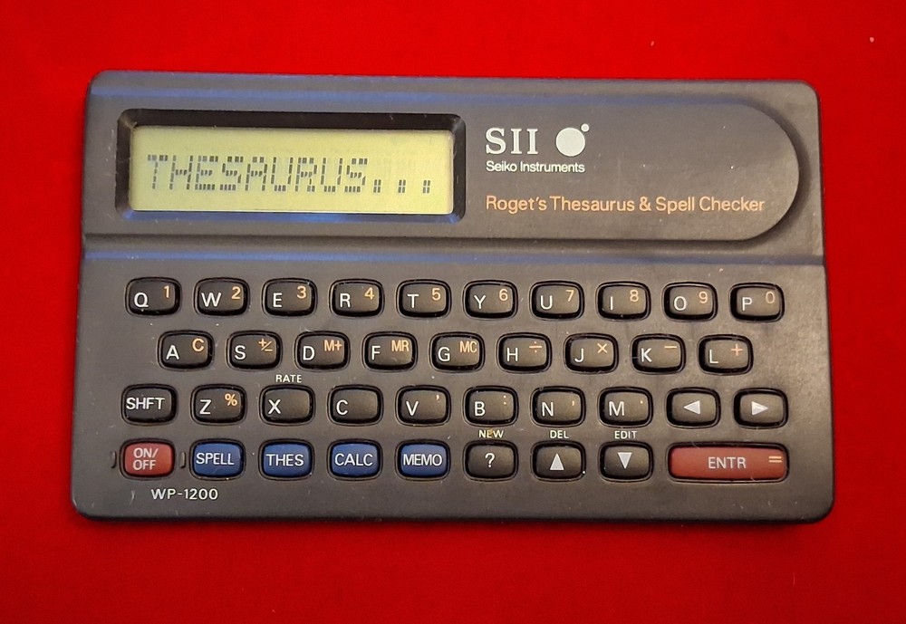 SII Seiko Instruments Roget's Thesaurus & Spell Checker WP-1200