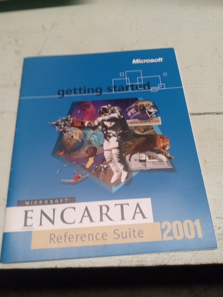 MICROSOFT - ENCARTA - Reference Suite 2001 - 7 CD Set