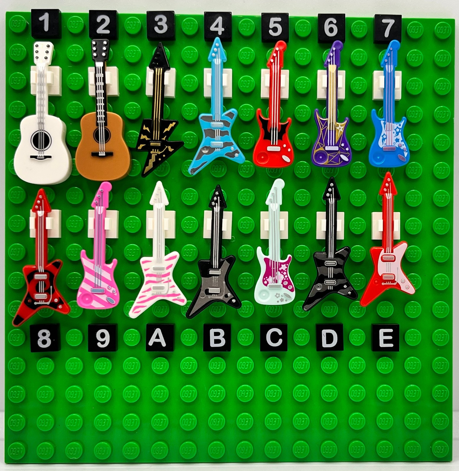 Lego Guitar Collection You pick Concert Rock n Roll Heavy Metal New Genuine