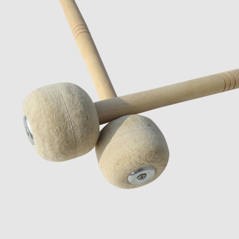 Maple Wood Teardrop-shaped Drumsticks Mallets Collection Hand Percussion