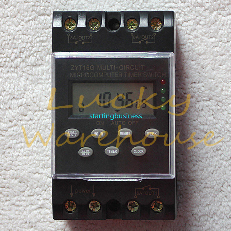 1PC multi channel automatic program/programmable timer switch AC220V ZYT16G-3a ~