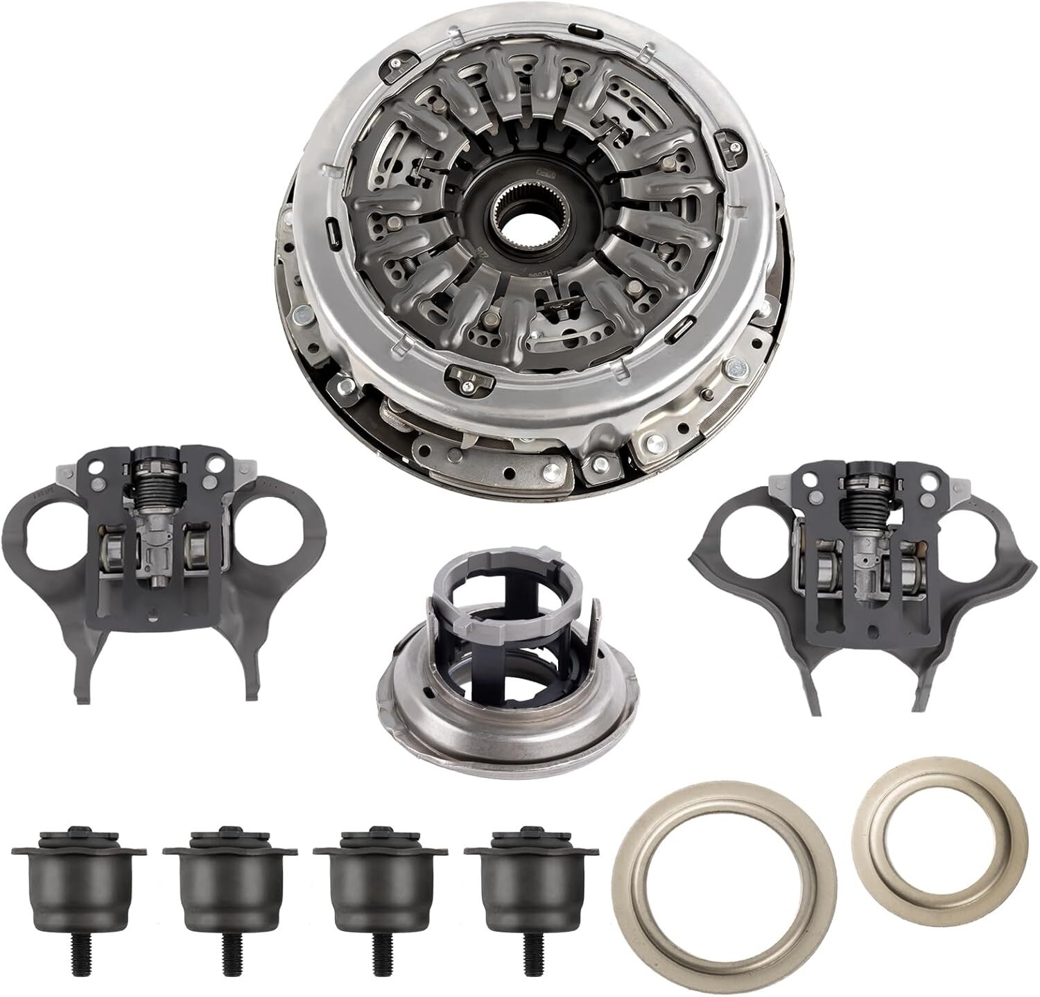 Transmission Dual Clutch Fork Kit For 2012-19 Ford Focus 6DCT250 DPS6 602000800