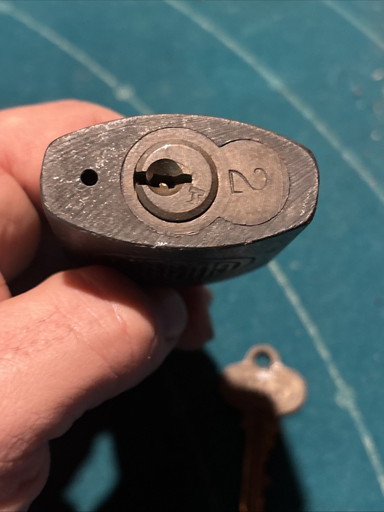 Antique Corbin #2 Lock With Key Works
