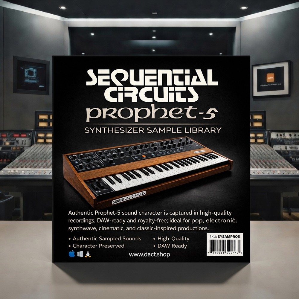 Sequential Circuits Prophet-5 Synthesizer Sample Library