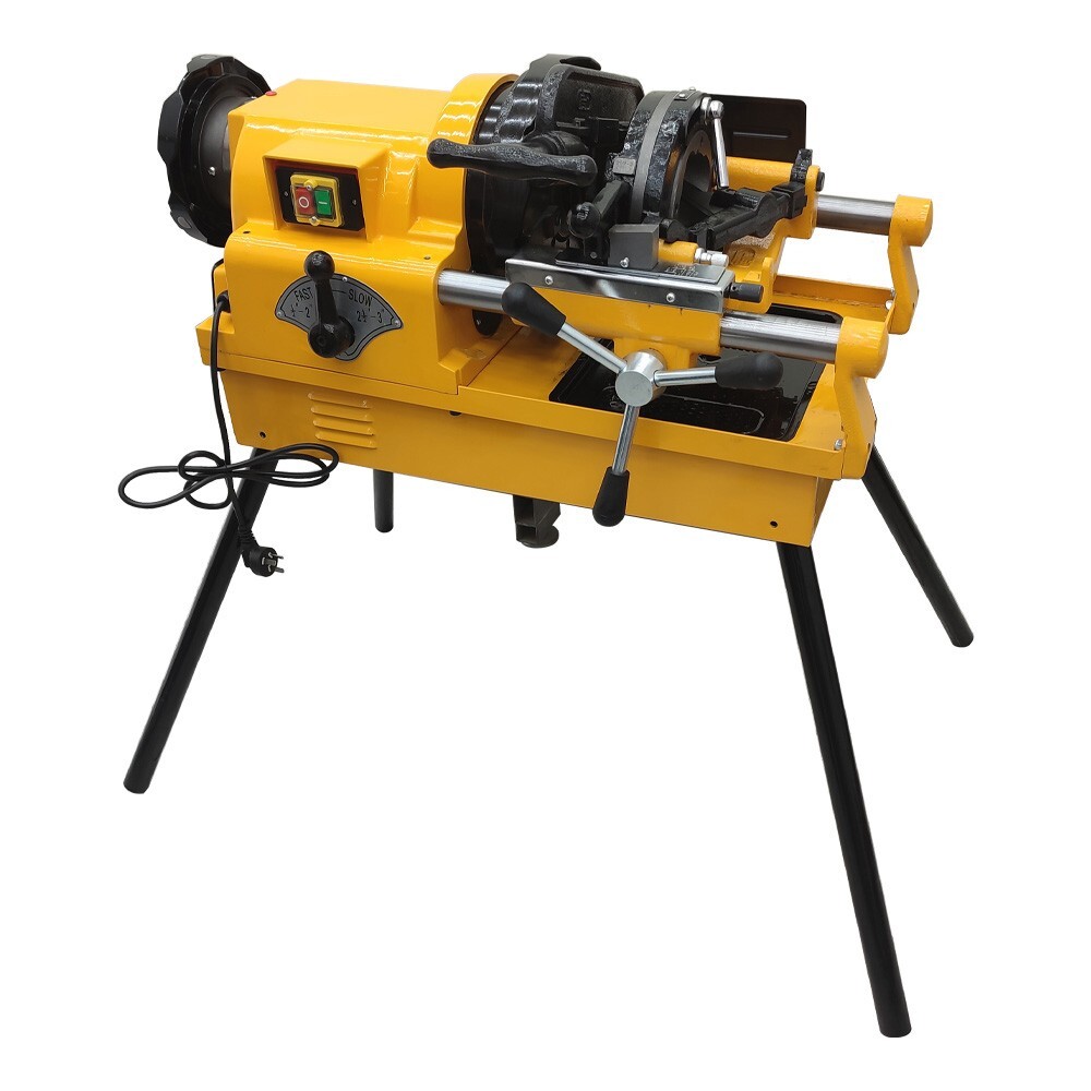 Electric Threading Cutter Pipe Cutting Threader Machine 1/2"-3" w/NPT/BSPT Dies
