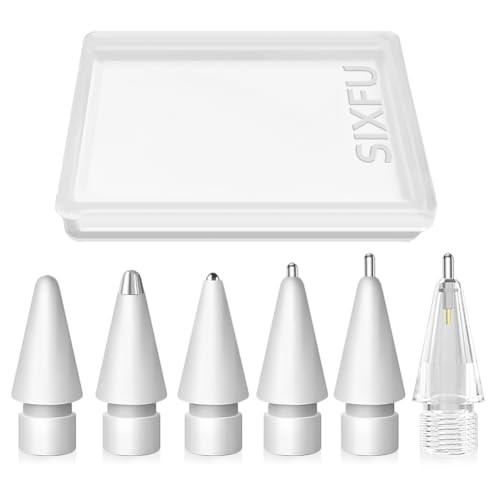 Replacement Pencil Tips for Apple Pencil, 6 Pack White Customized version