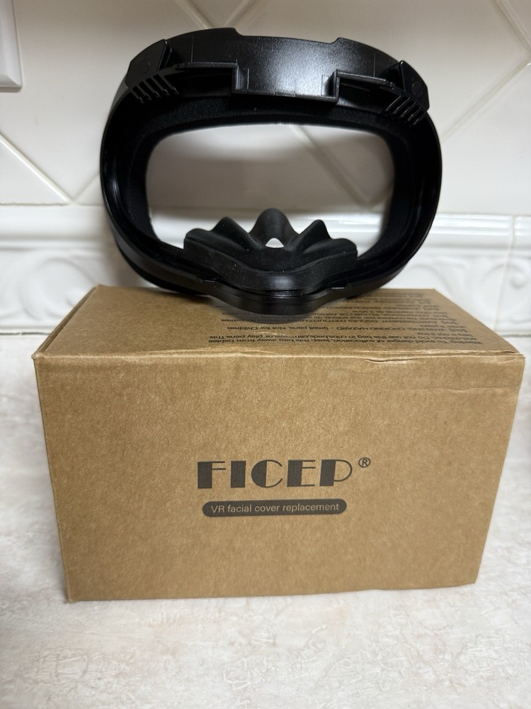 FICEP Facial Interface for Headset - Black VR Cover Replacement