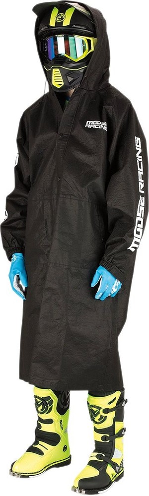 Moose Racing Mud MX Pit Rain Jacket Black