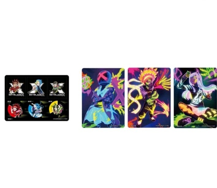 Beyblade X Stickers, Sealed