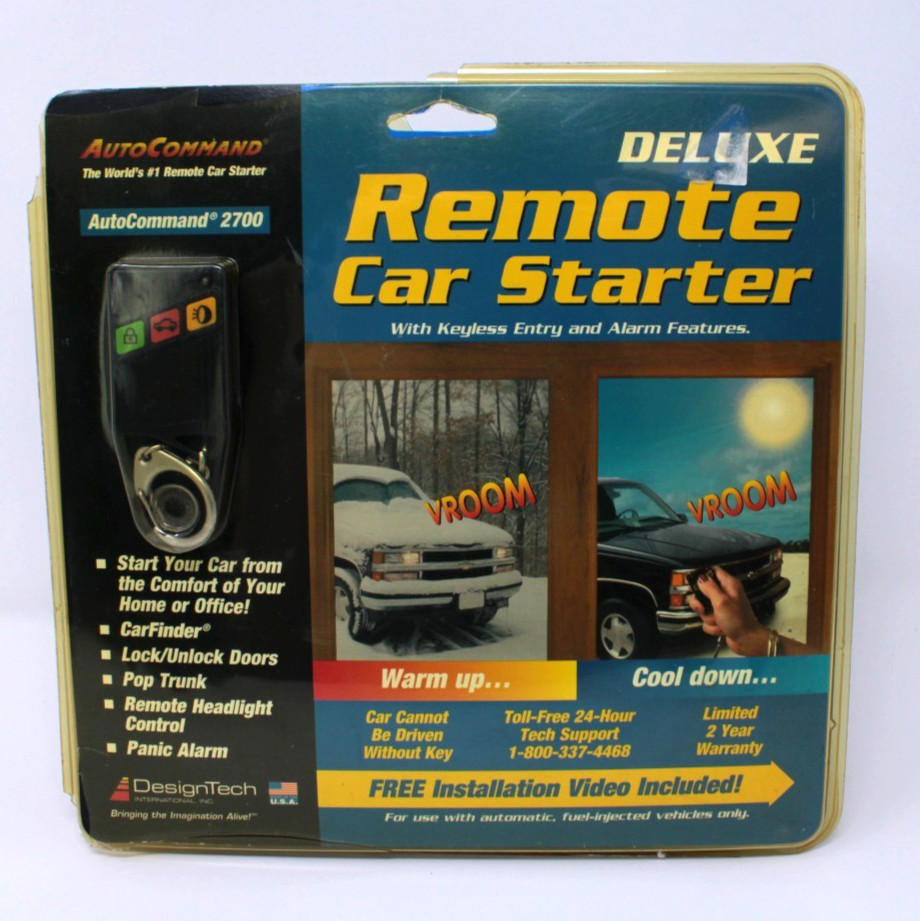 Vintage Remote Car Starter Command Module Kit NOS Model 20927 - 2001 DesignTech