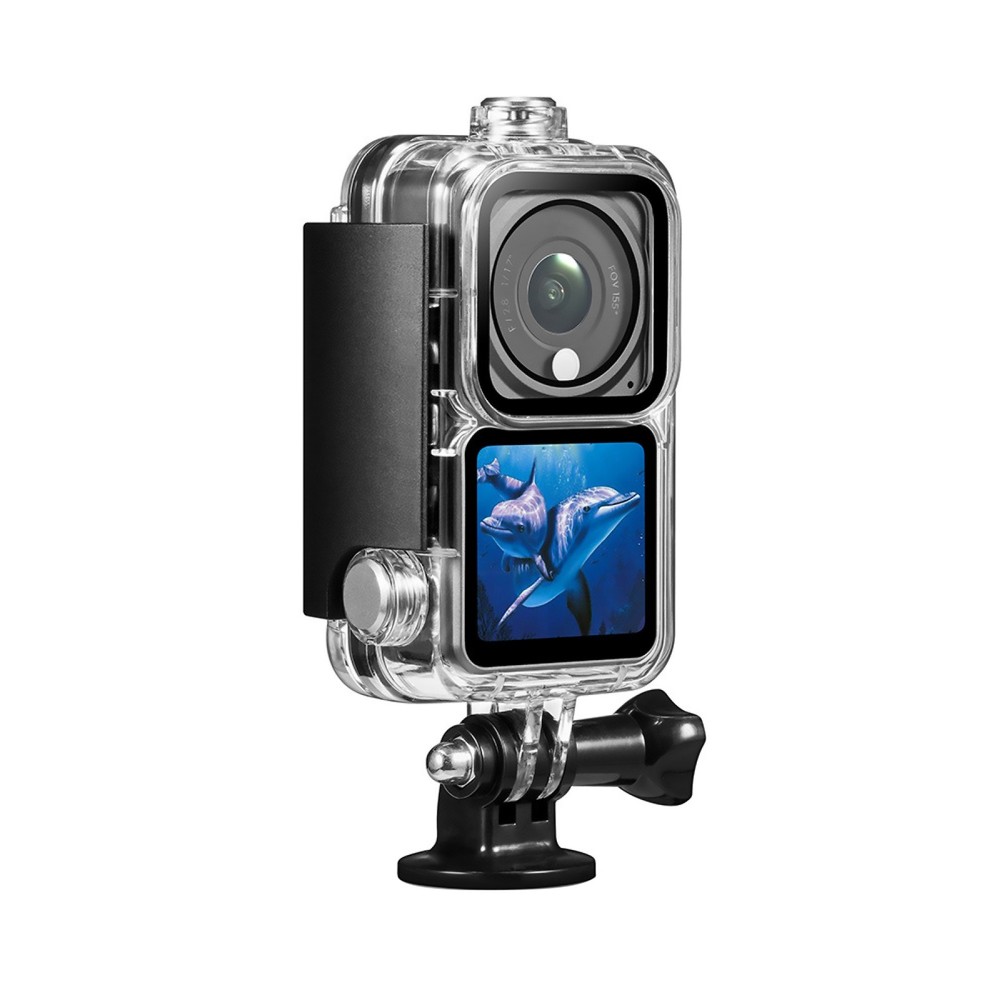 Waterproof Case Diving Shell Housing Cover Dual Screen For DJI Action 2 Camera E