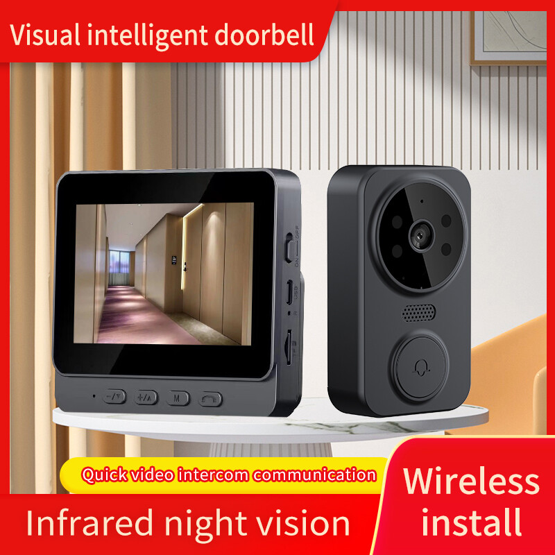 Smart Wireless WiFi Doorbell Intercom Video Camera Door Bell Chime Security ➙