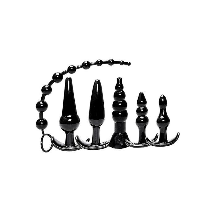 Try-Curious 6pc Anal Plug Starter Kit by Icon Brands