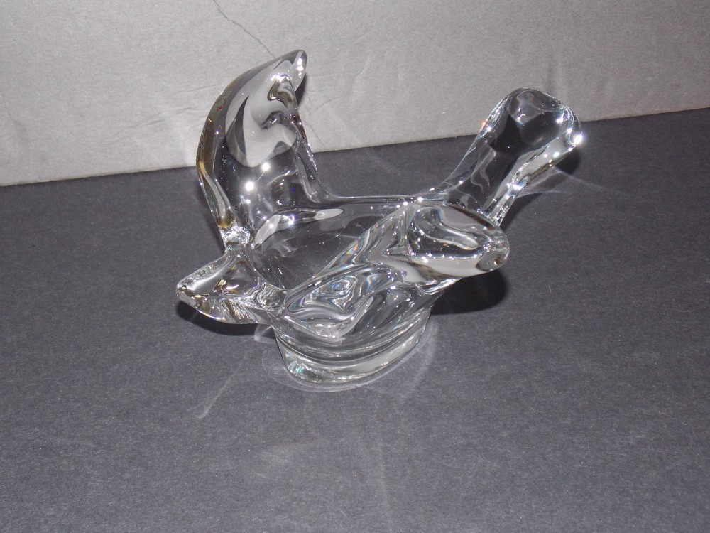 Crystal Dove or Seagull in Flight Candy or Nut Dish