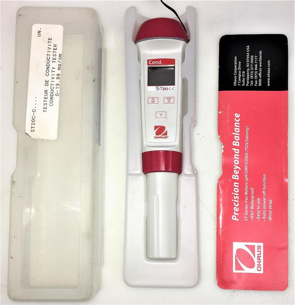 Ohaus Starter ST20C-C Waterproof Conductivity Pen Meter