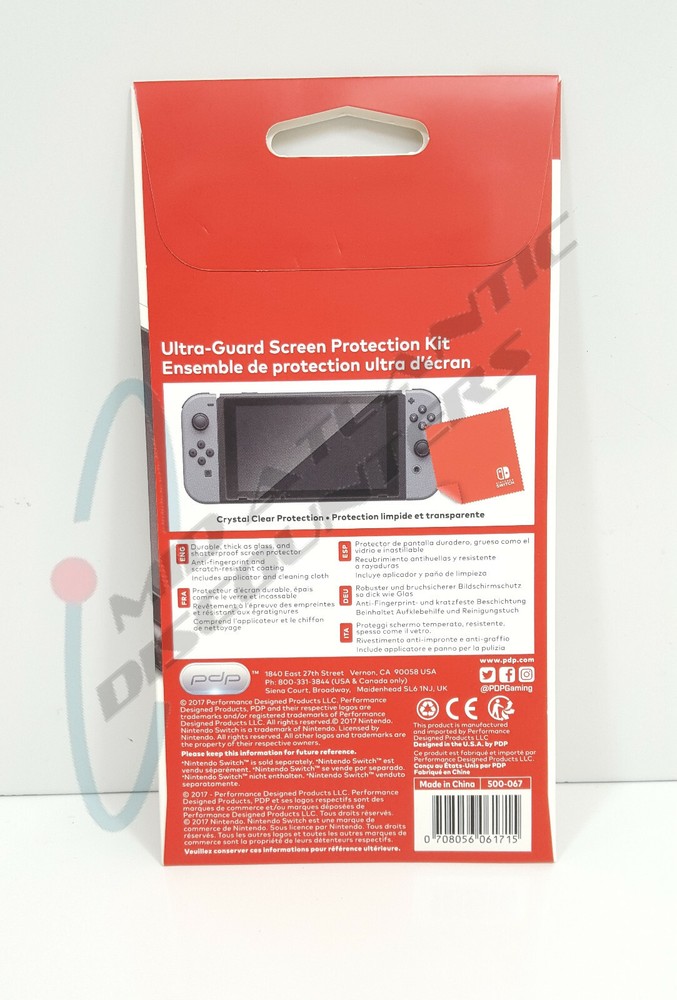 2-Pack PDP Ultra Guard Screen Protector Kits for Nintendo Switch Game Console