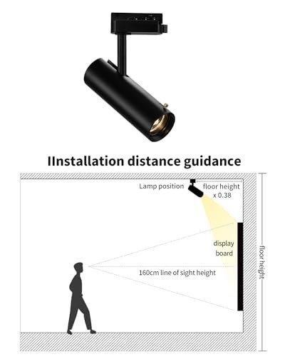 LED Ceiling Spotlight, 9w Cob Ceiling Spot 9W-3000K Surface Mounted-Black