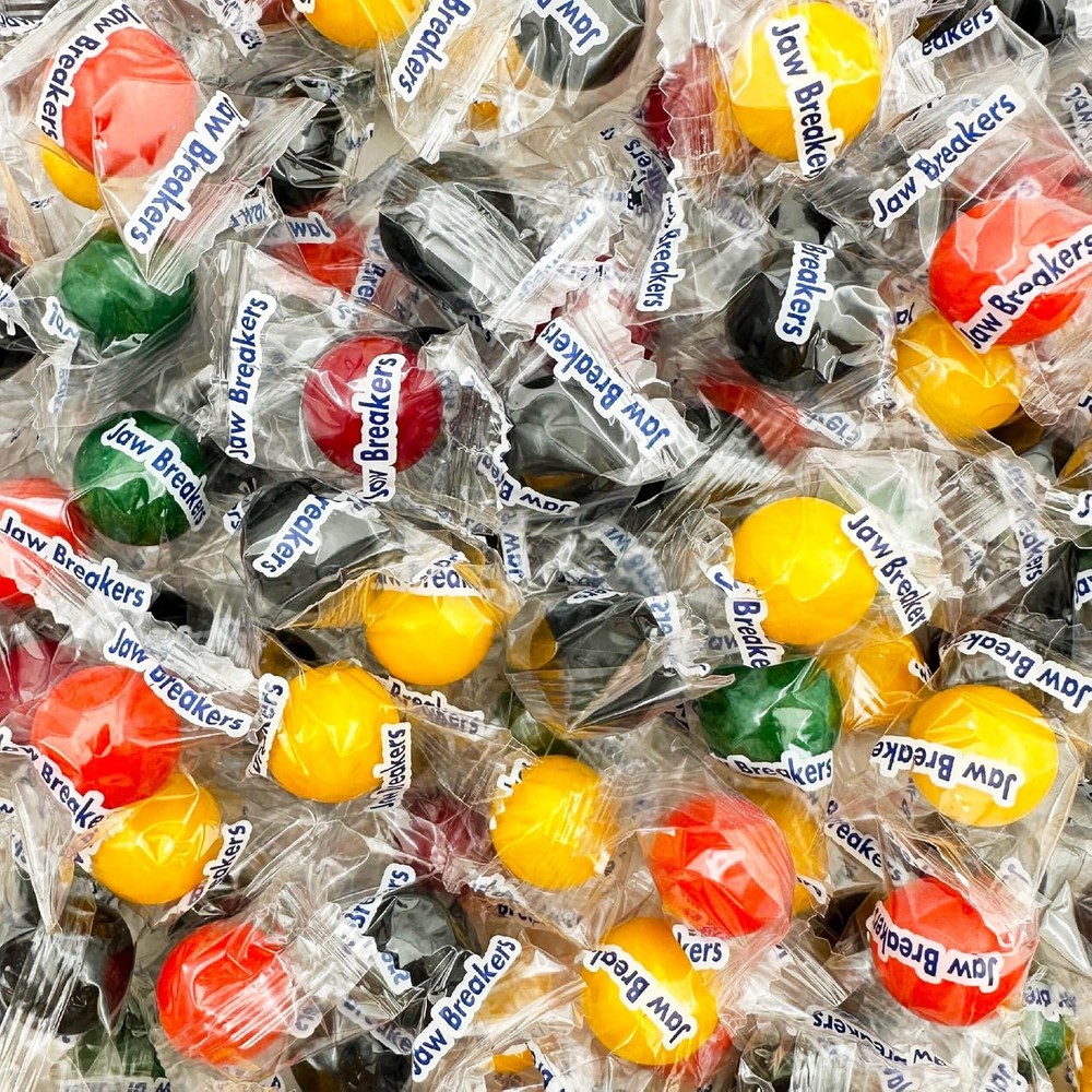 Jaw Breakers Candy | 24-Ounce Pa | Assorted Fruit Flavors | Long Lasting