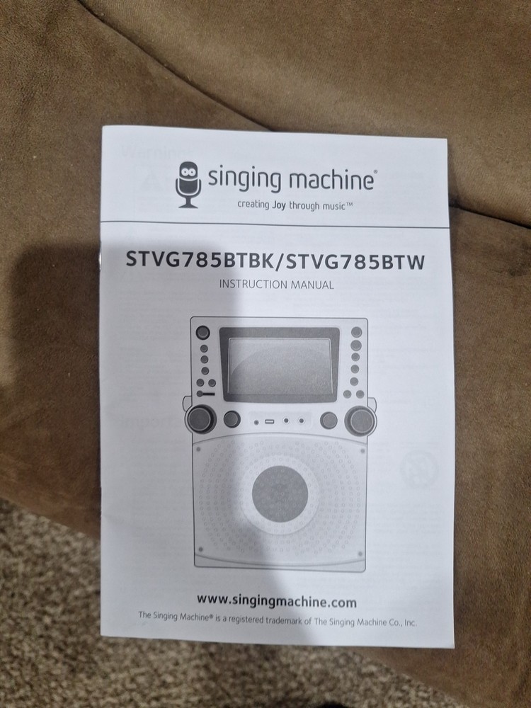 Karaoke Singing Machine with 9 CDs