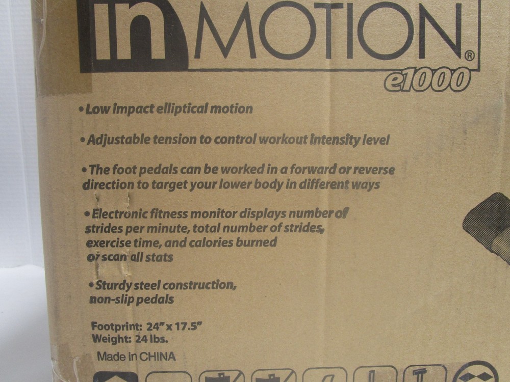 STAMINA IN MOTION E1000 Compact Lower Cardio Workout Stride Machine
