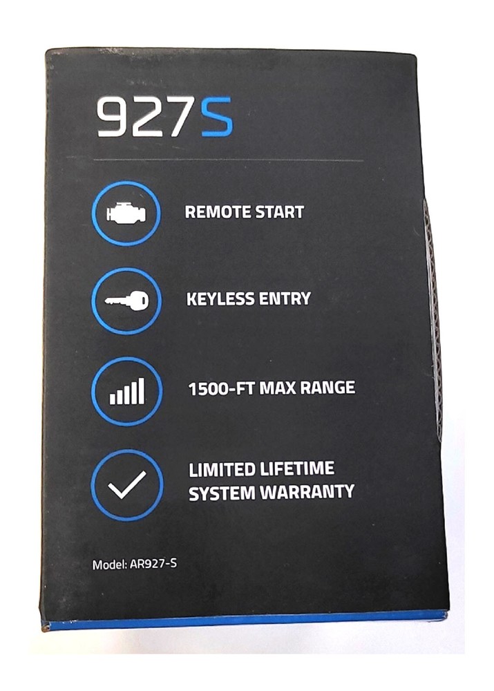 Arctic Start AR927S Car Remote Starter Keyless Entry with BLADE-AL Bypass Module