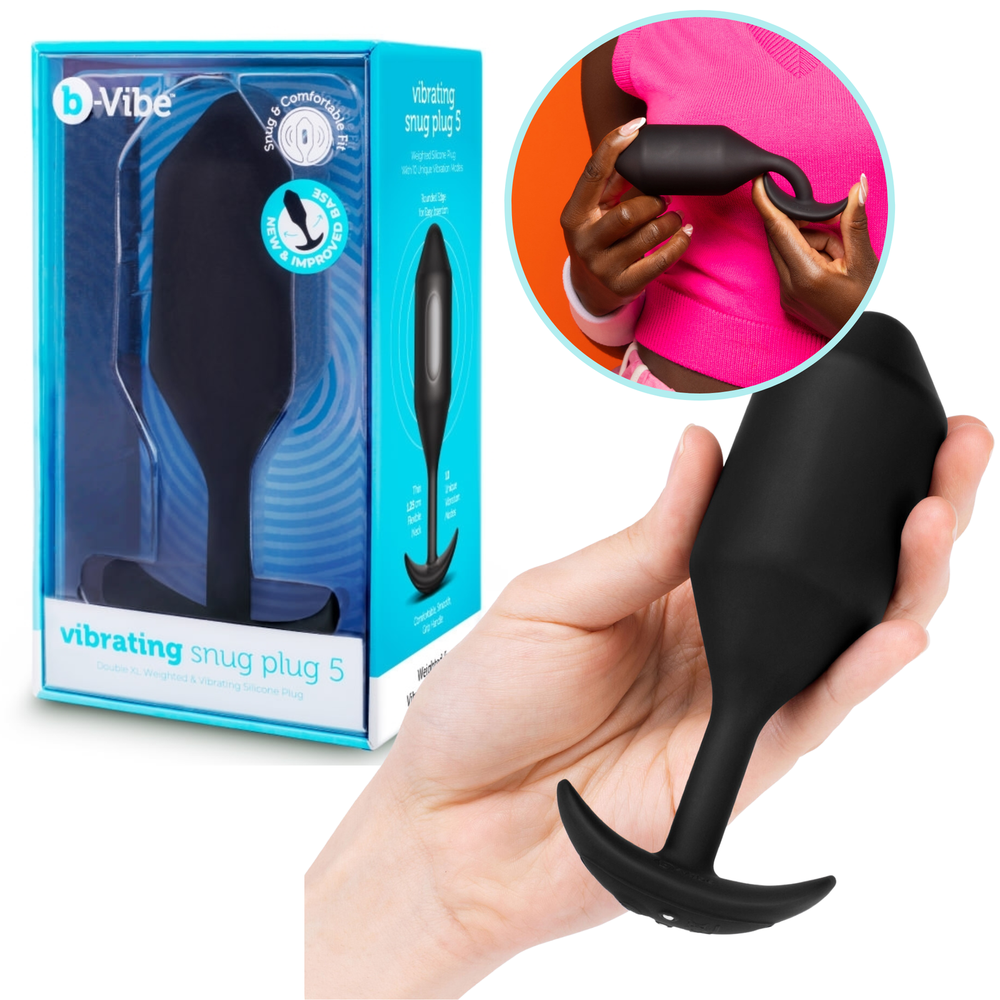 B Vibe Rechargeable Silicone Anal Probe Vibrating Powerful Extra Large Butt Plug