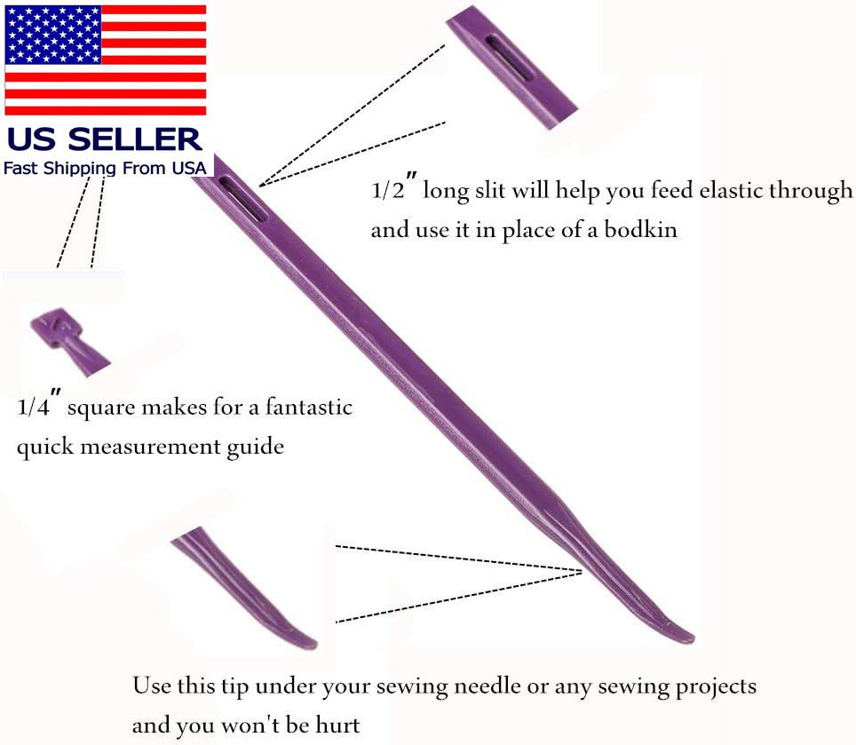 That Purple Thang Sewing Tools 5Pcs for Sewing Craft Projects Use Thread Rubber