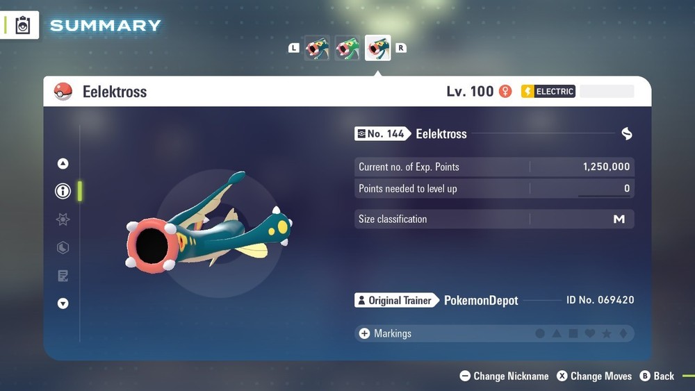 6IV Shiny Eelektross Pokemon Legends ZA *SAME DAY*